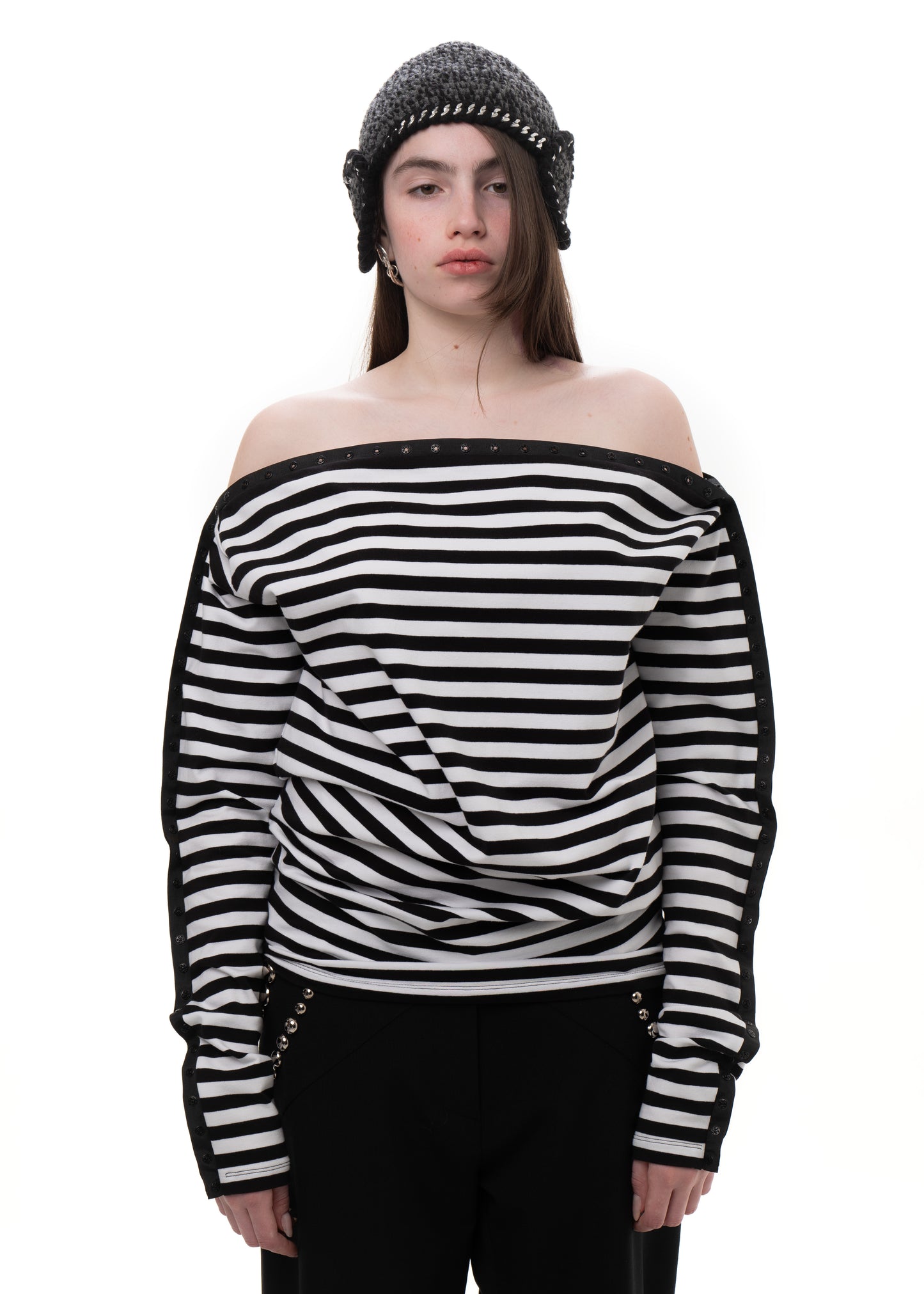 SNAP TOP STRIPED