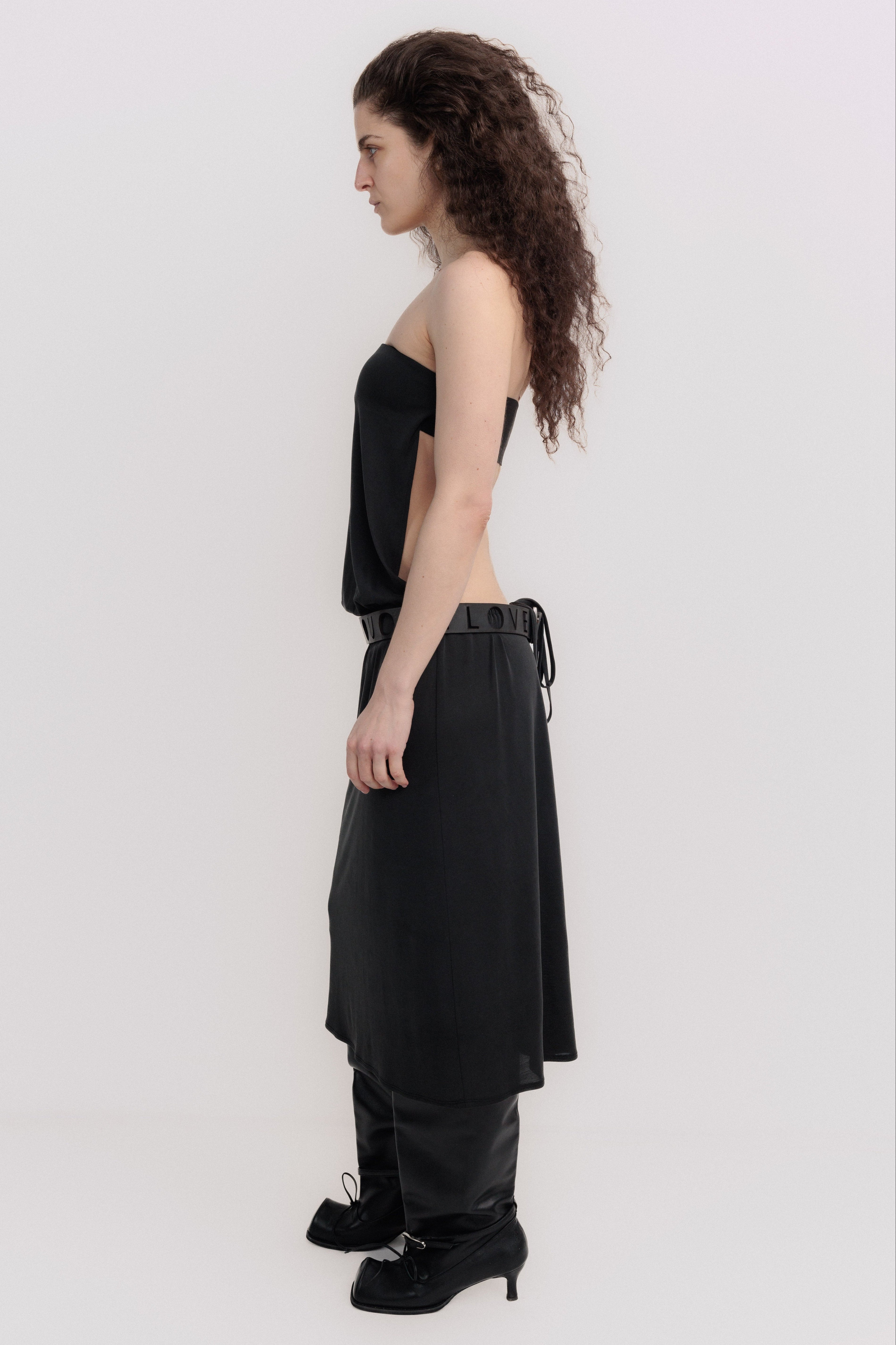 backless tube dress Open Back Mini Tube Dress