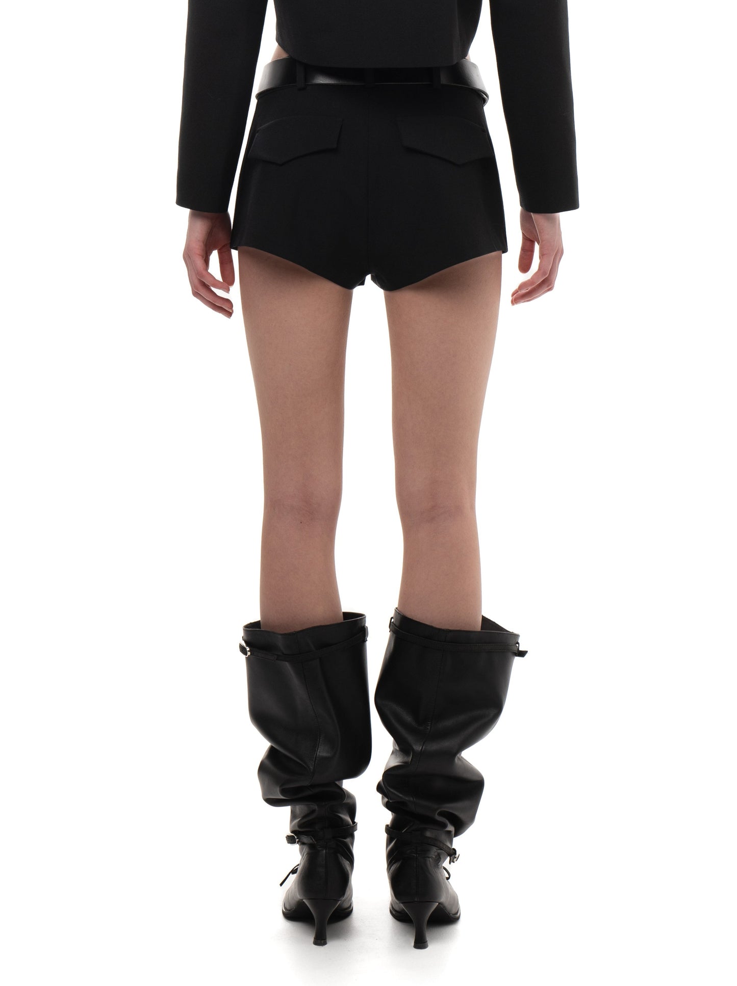 WOOL MINI SHORTS