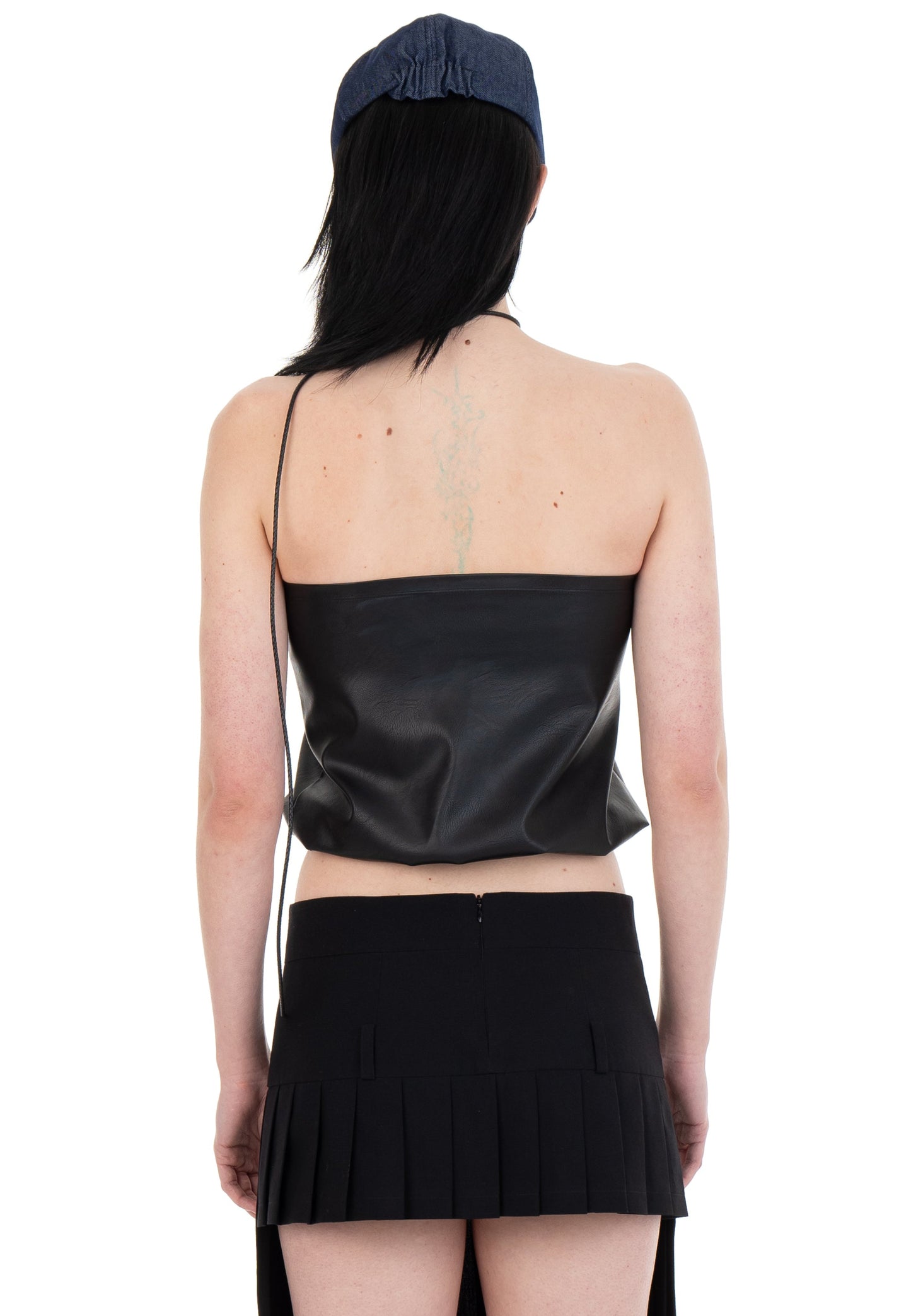 MICROPHONE LEATHER TOP