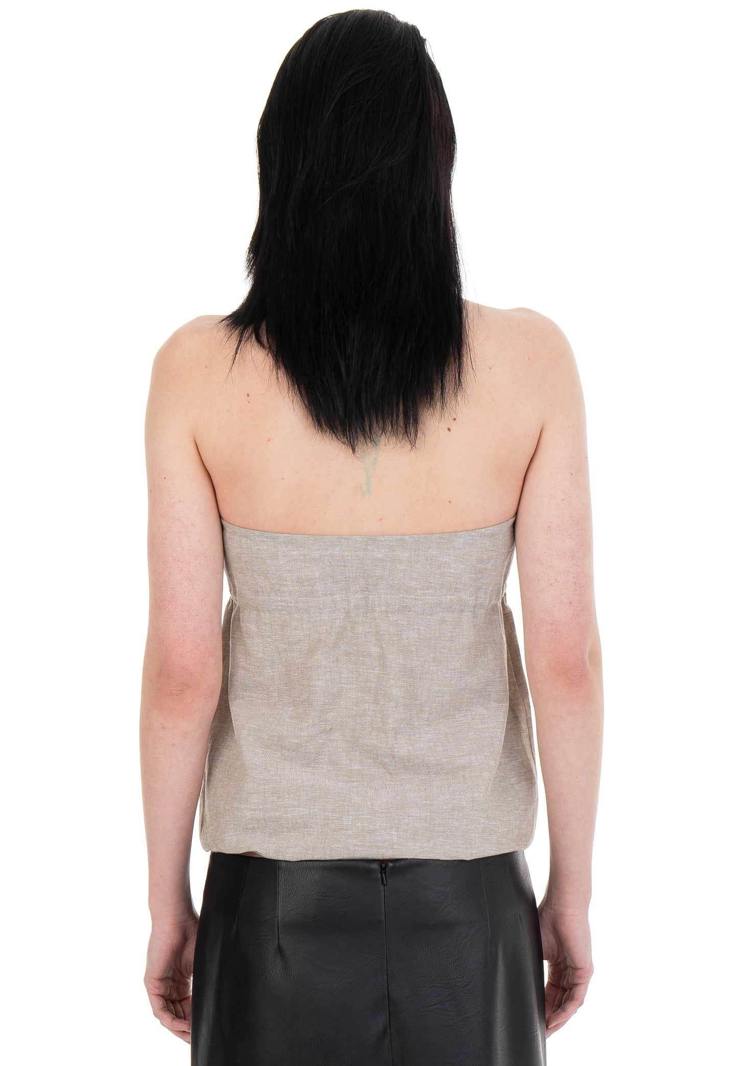 LUCKY GIRL LINEN TOP