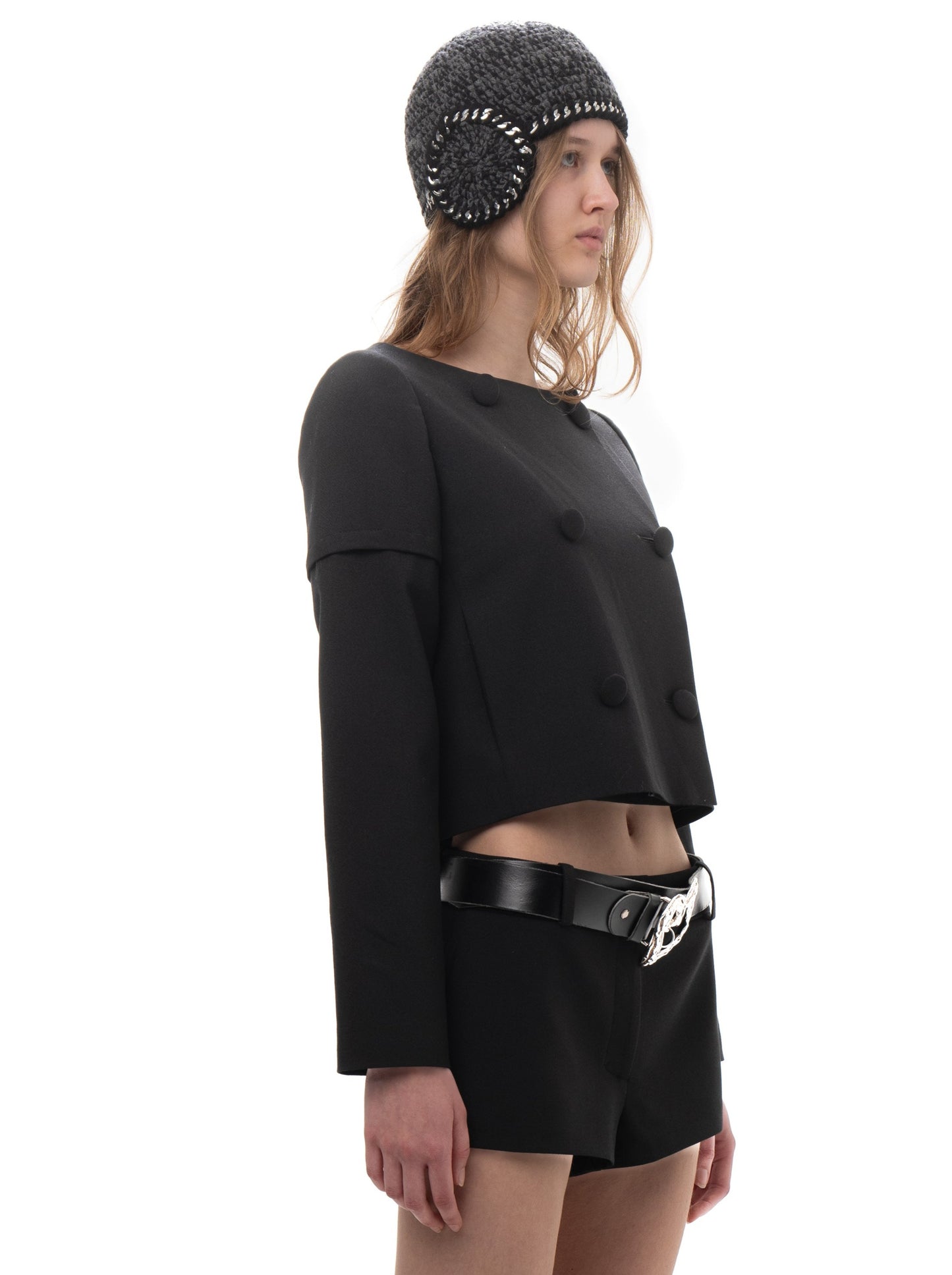 DETACHABLE SLEEVE SUIT JACKET