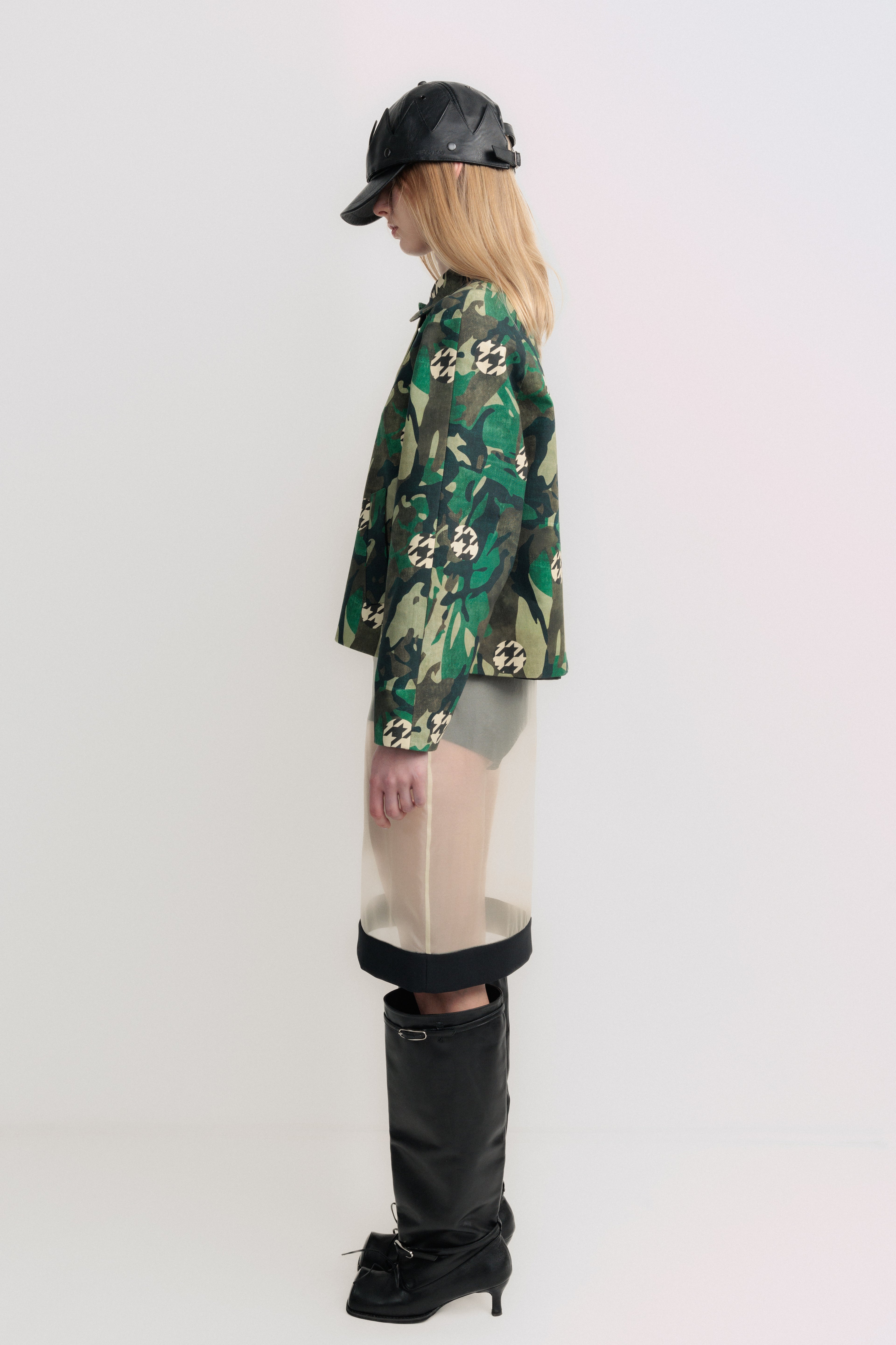 CAMO TRENCH JACKET