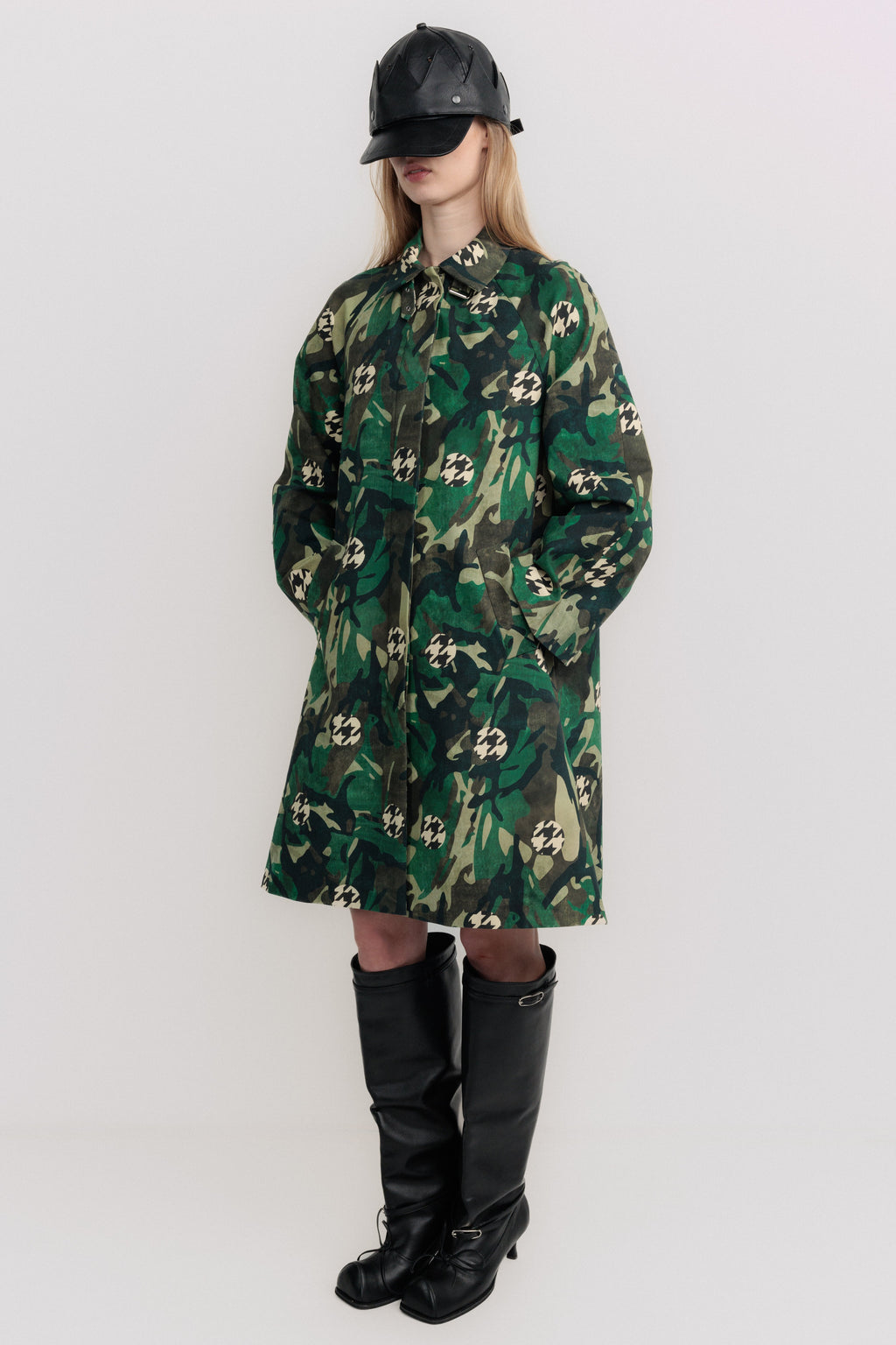 CAMO TRENCH COAT