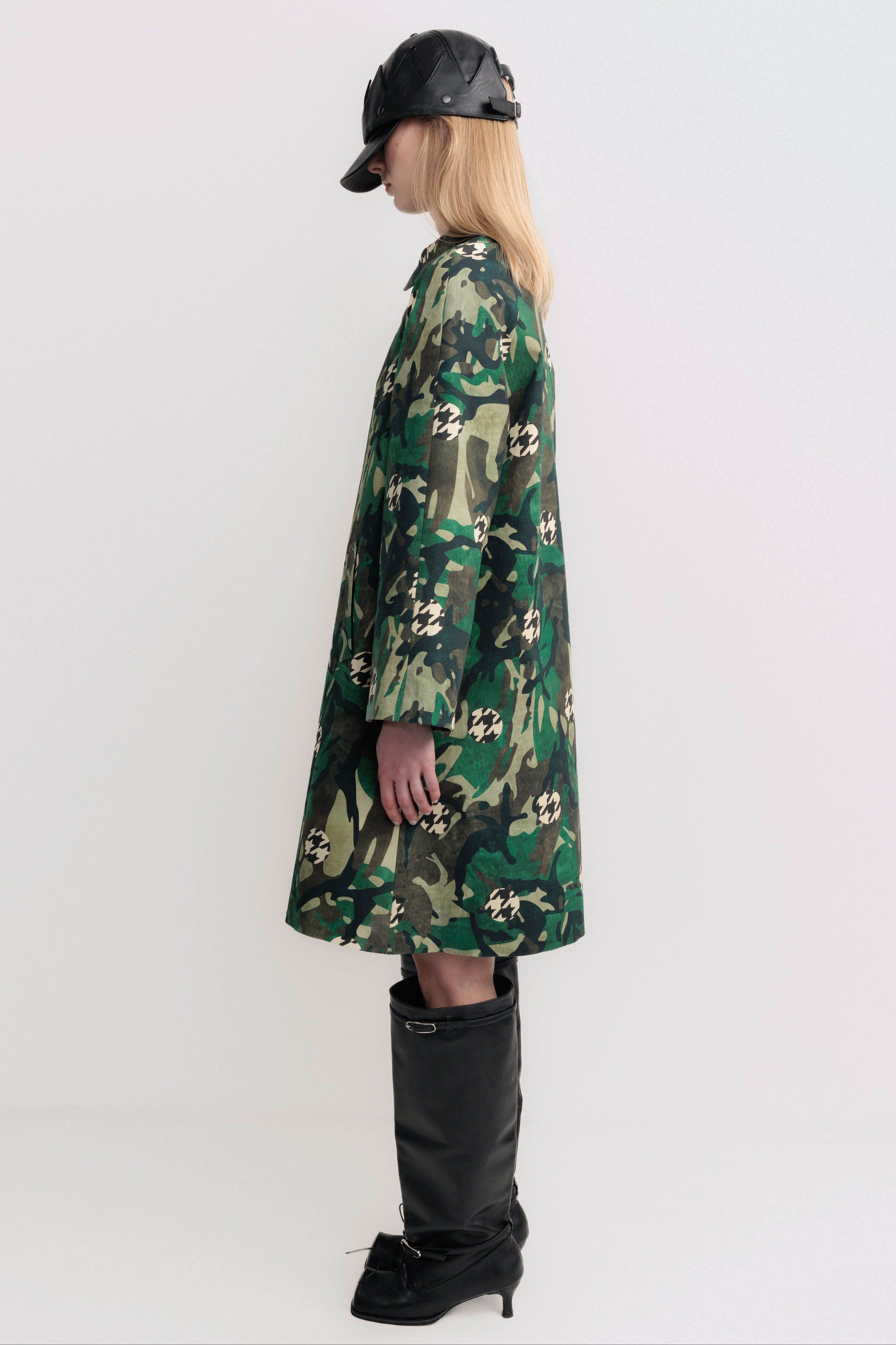 CAMO TRENCH COAT