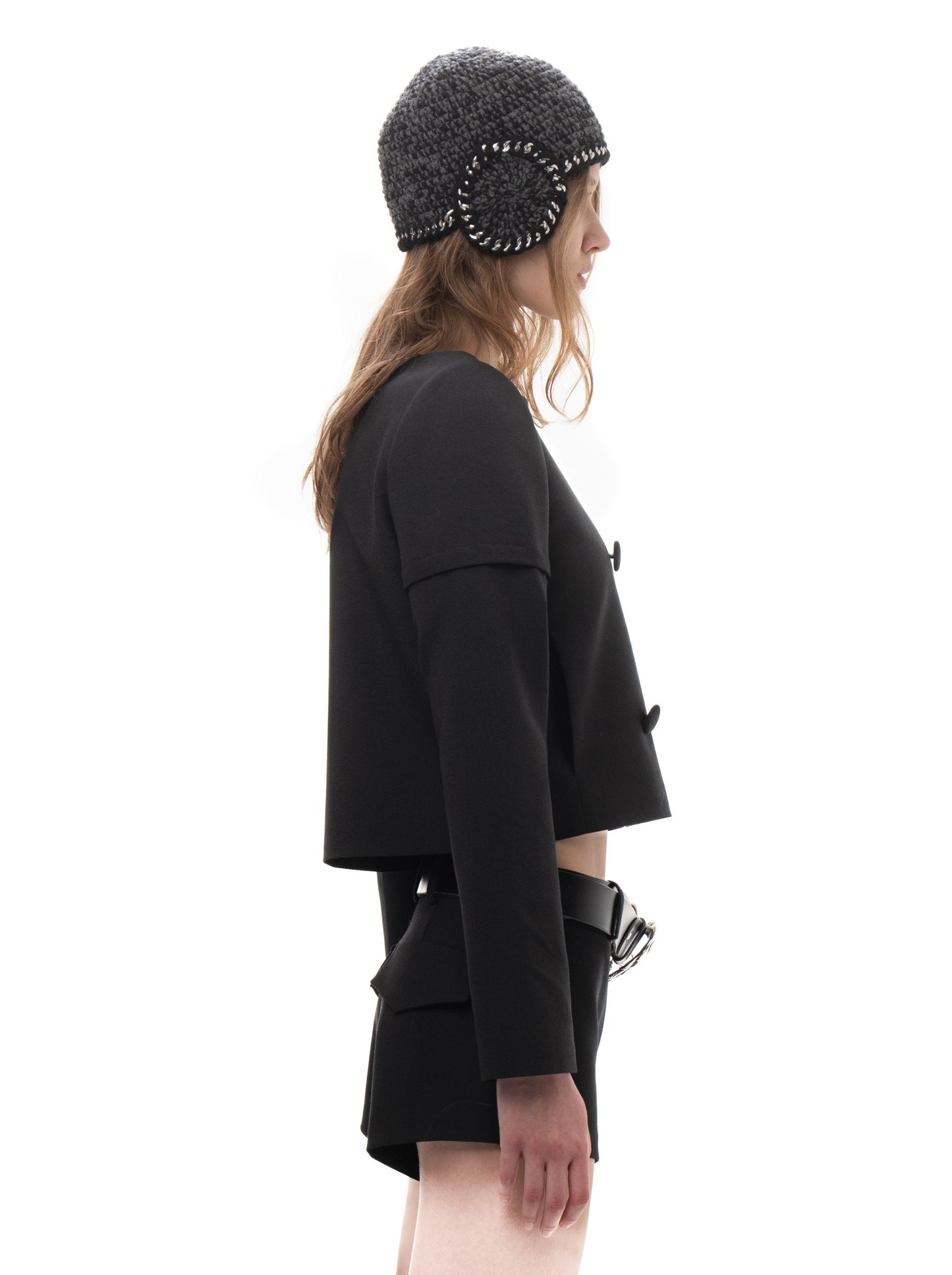 DETACHABLE SLEEVE SUIT JACKET