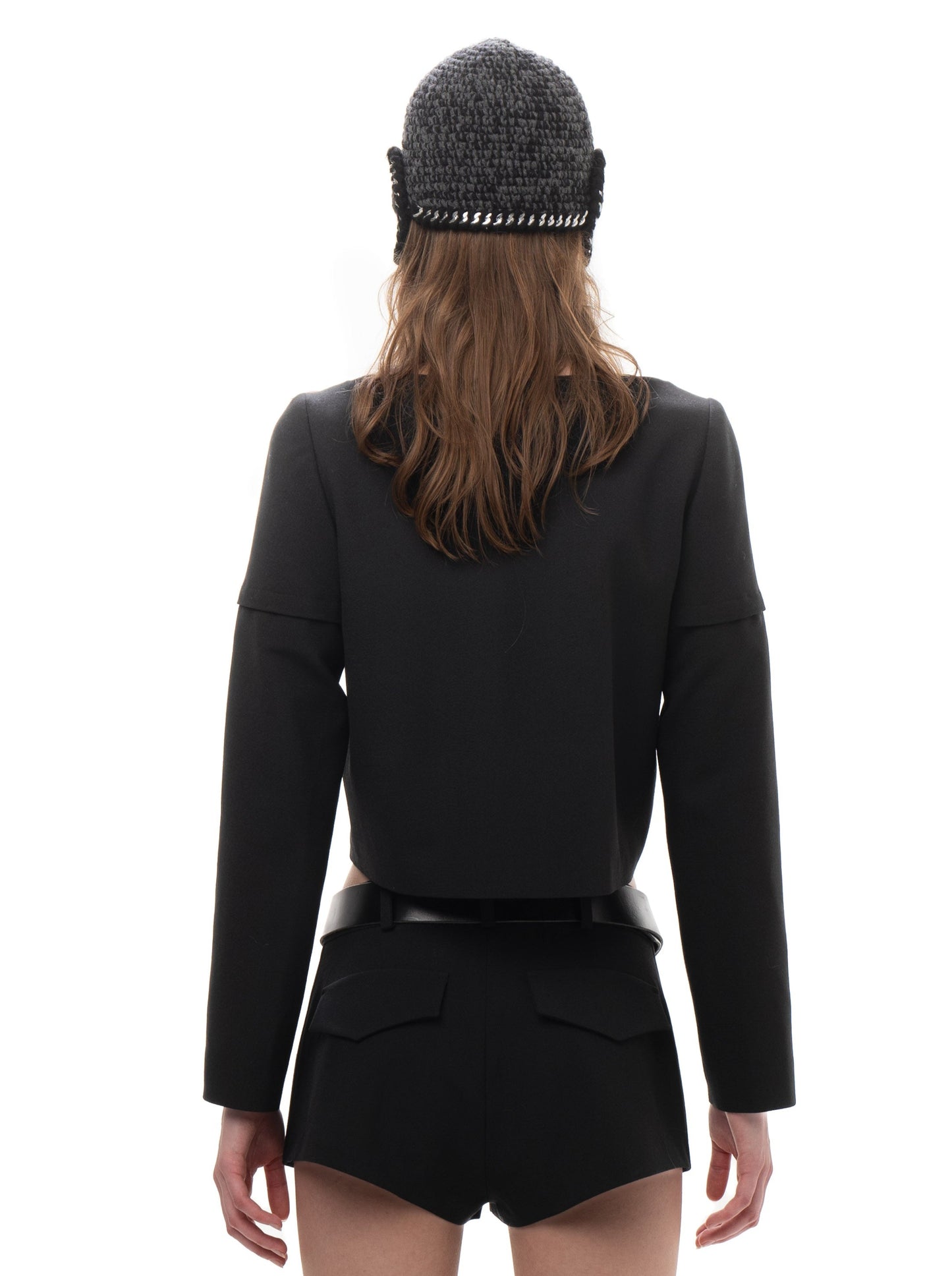 DETACHABLE SLEEVE SUIT JACKET