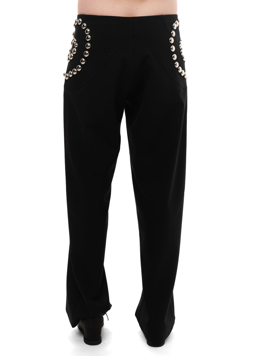 STUDDED SPIRAL TROUSERS