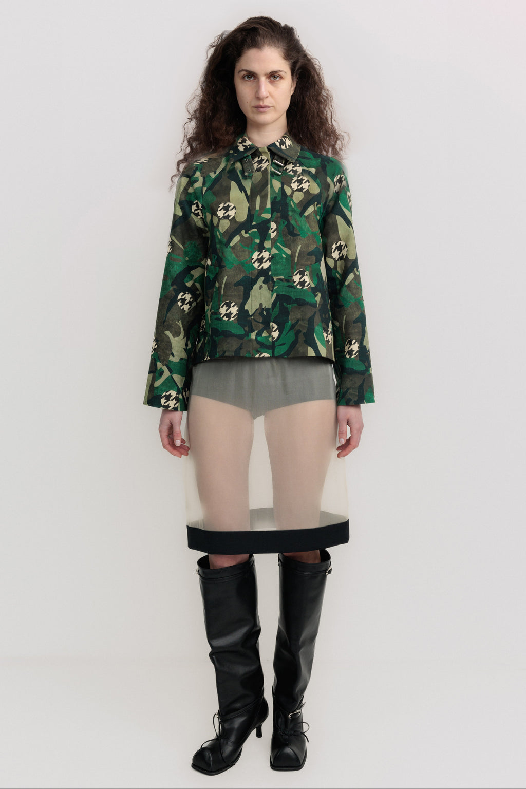 CAMO TRENCH JACKET