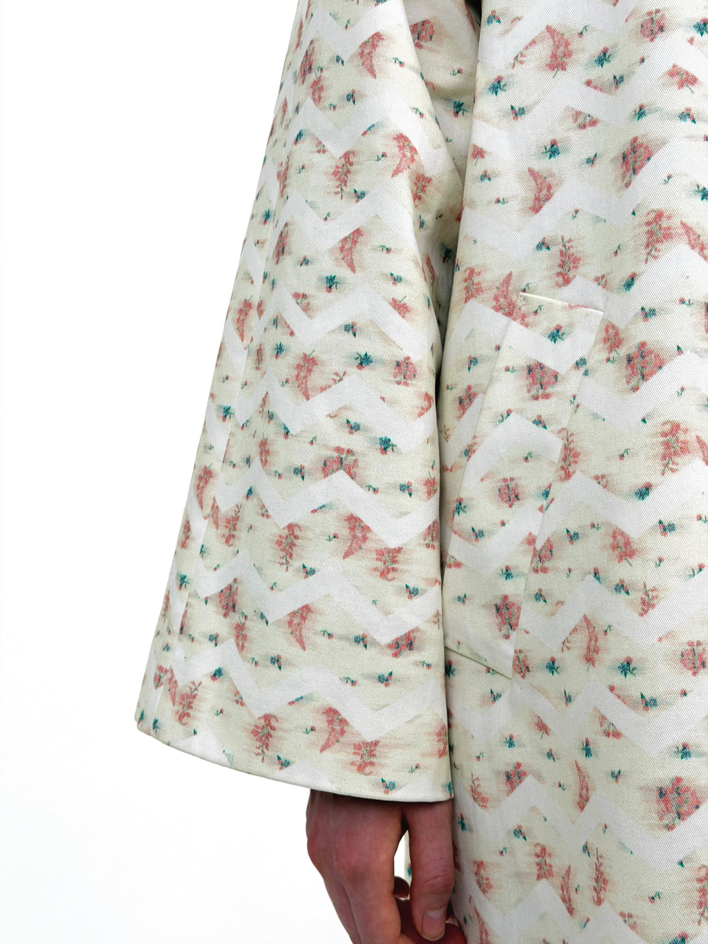 FLOWER TRENCH COAT