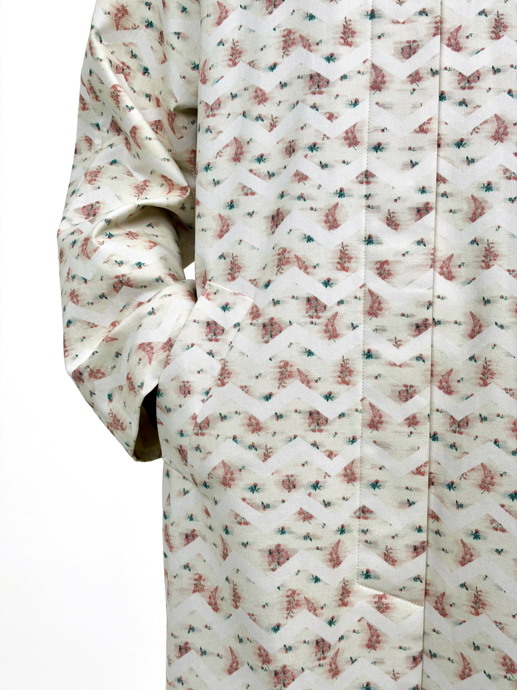 FLOWER TRENCH COAT