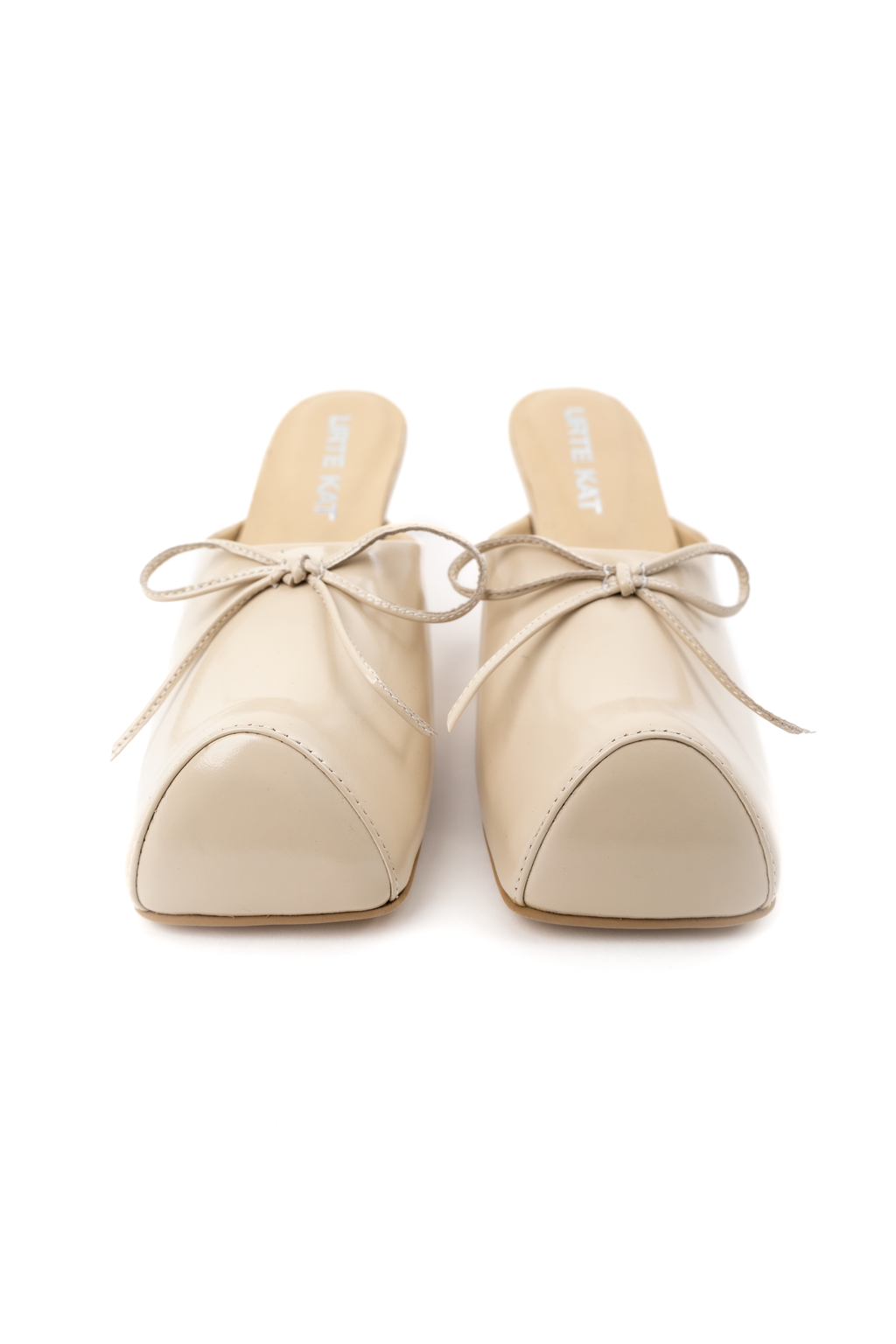 HOFA LEATHER MULES BEIGE