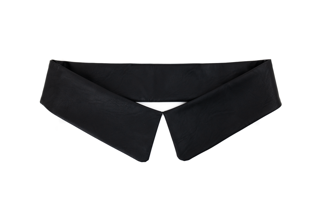 ROUNDED COLLAR BLACK