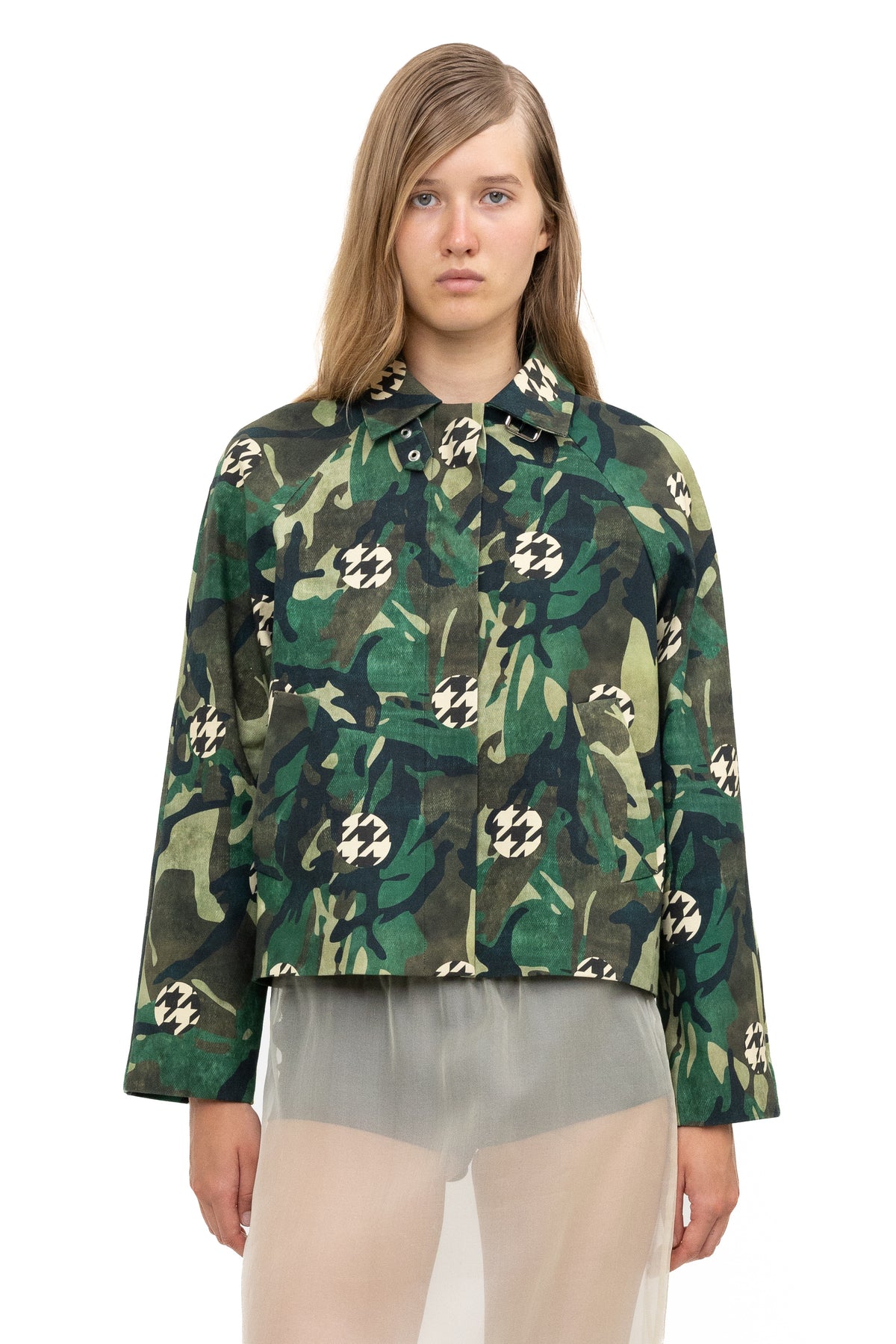 CAMO TRENCH JACKET