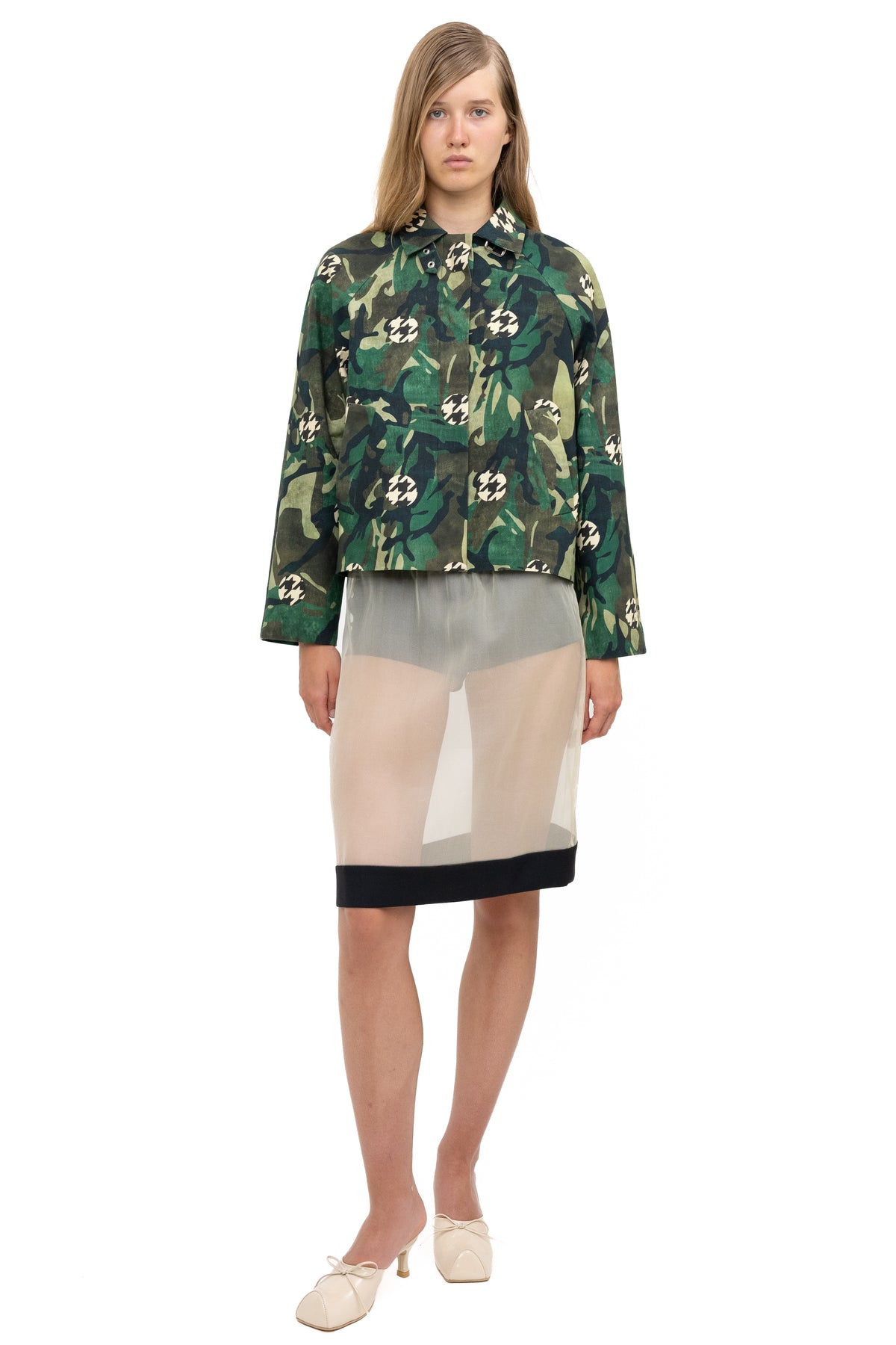 CAMO TRENCH JACKET