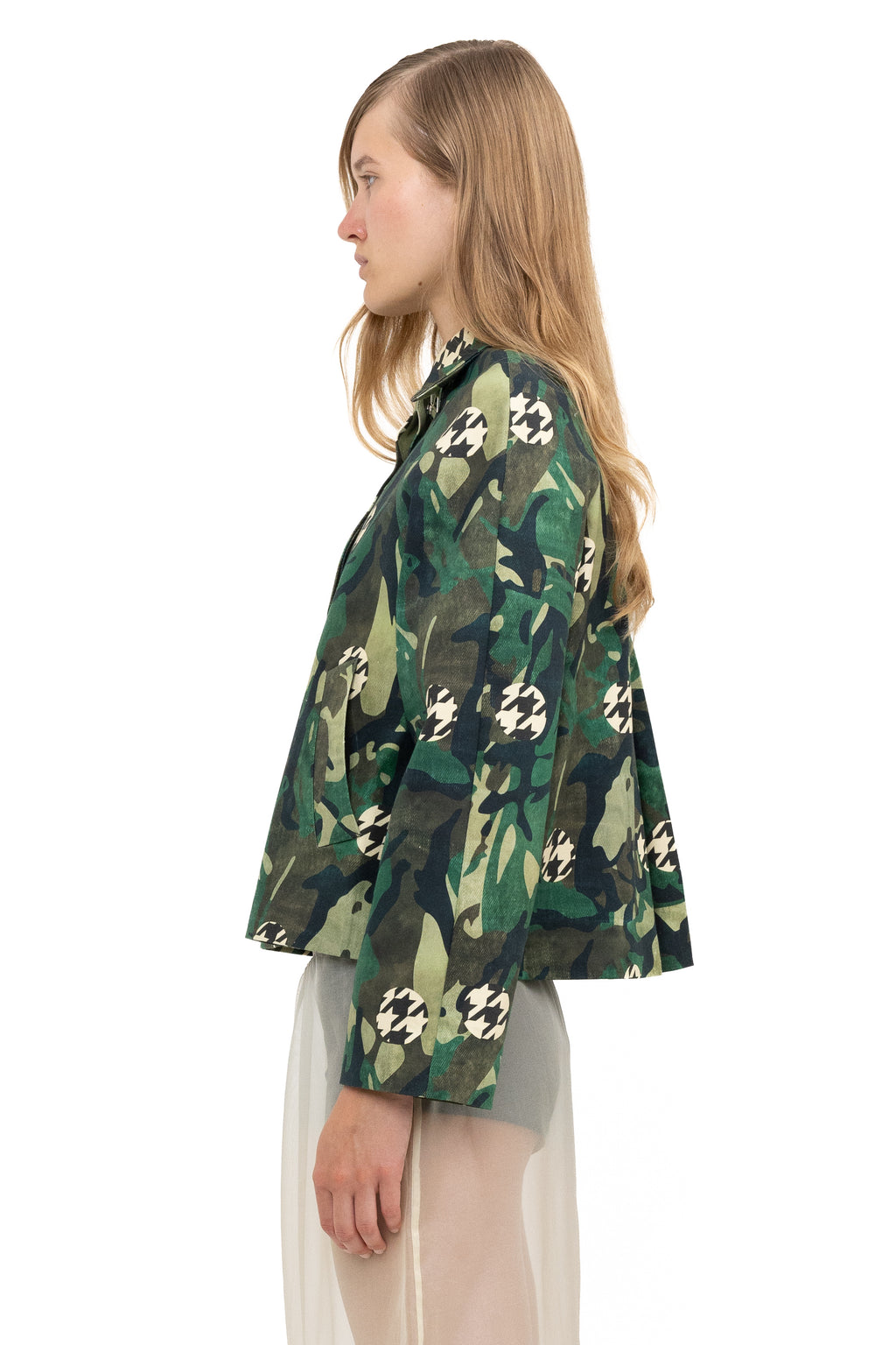 CAMO TRENCH JACKET