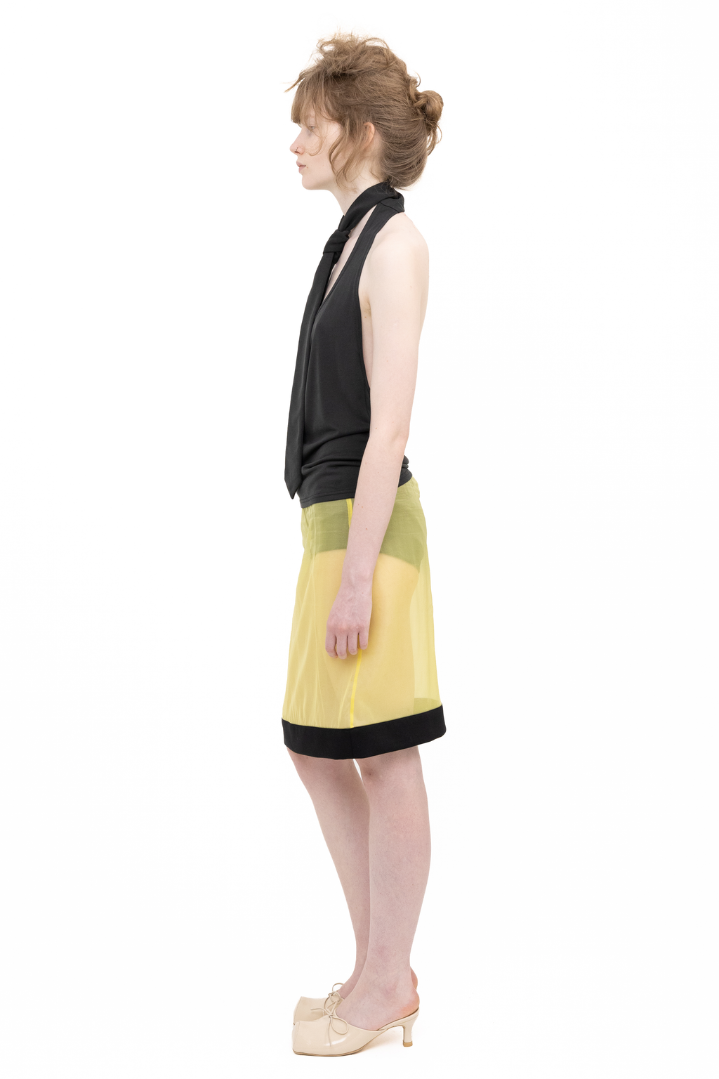 TIE TOP BLACK