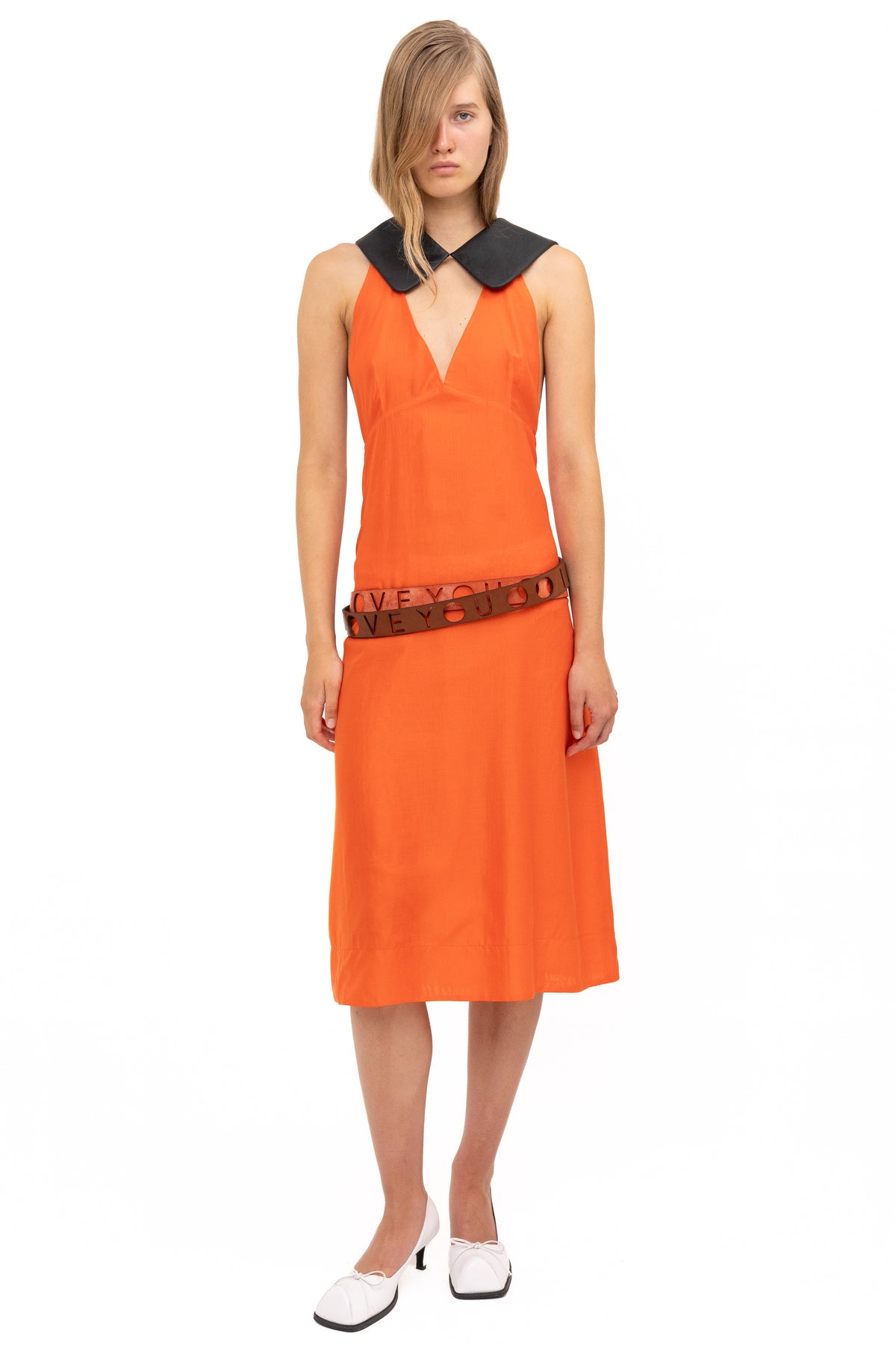GRETA DRESS ORANGE