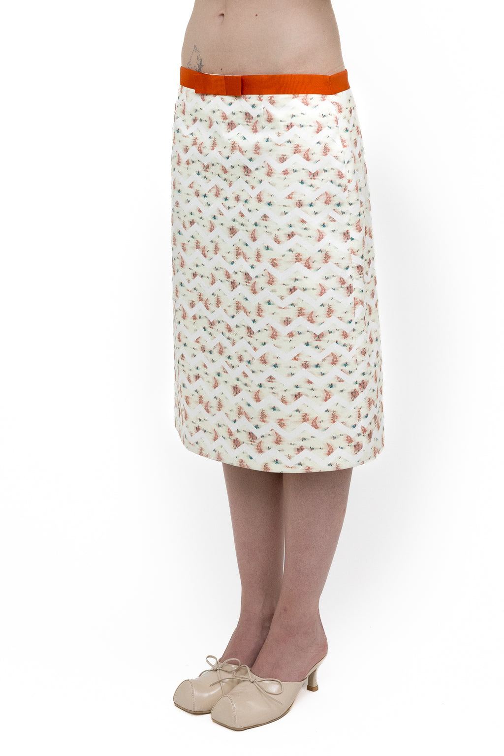 FLOWER SKIRT MIDI