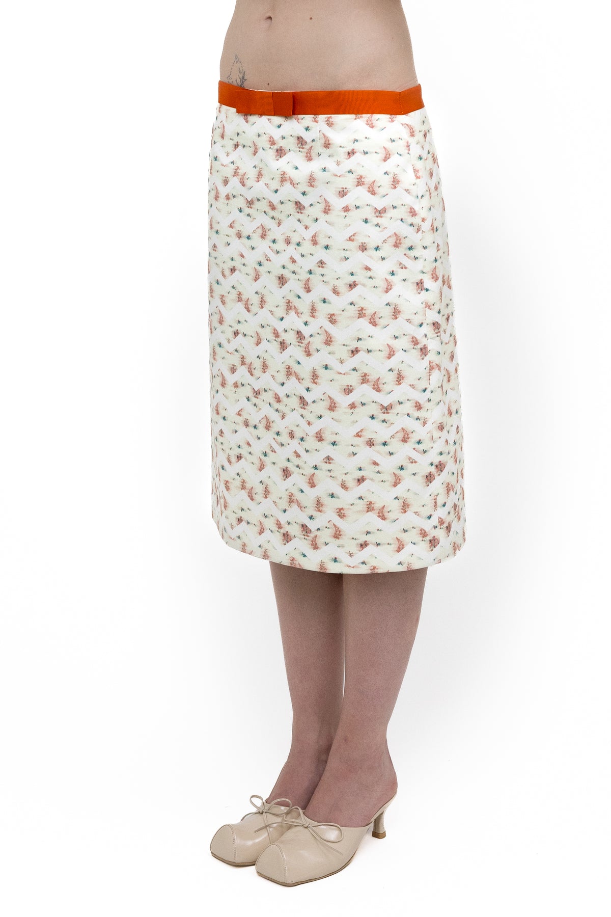 FLOWER SKIRT MIDI