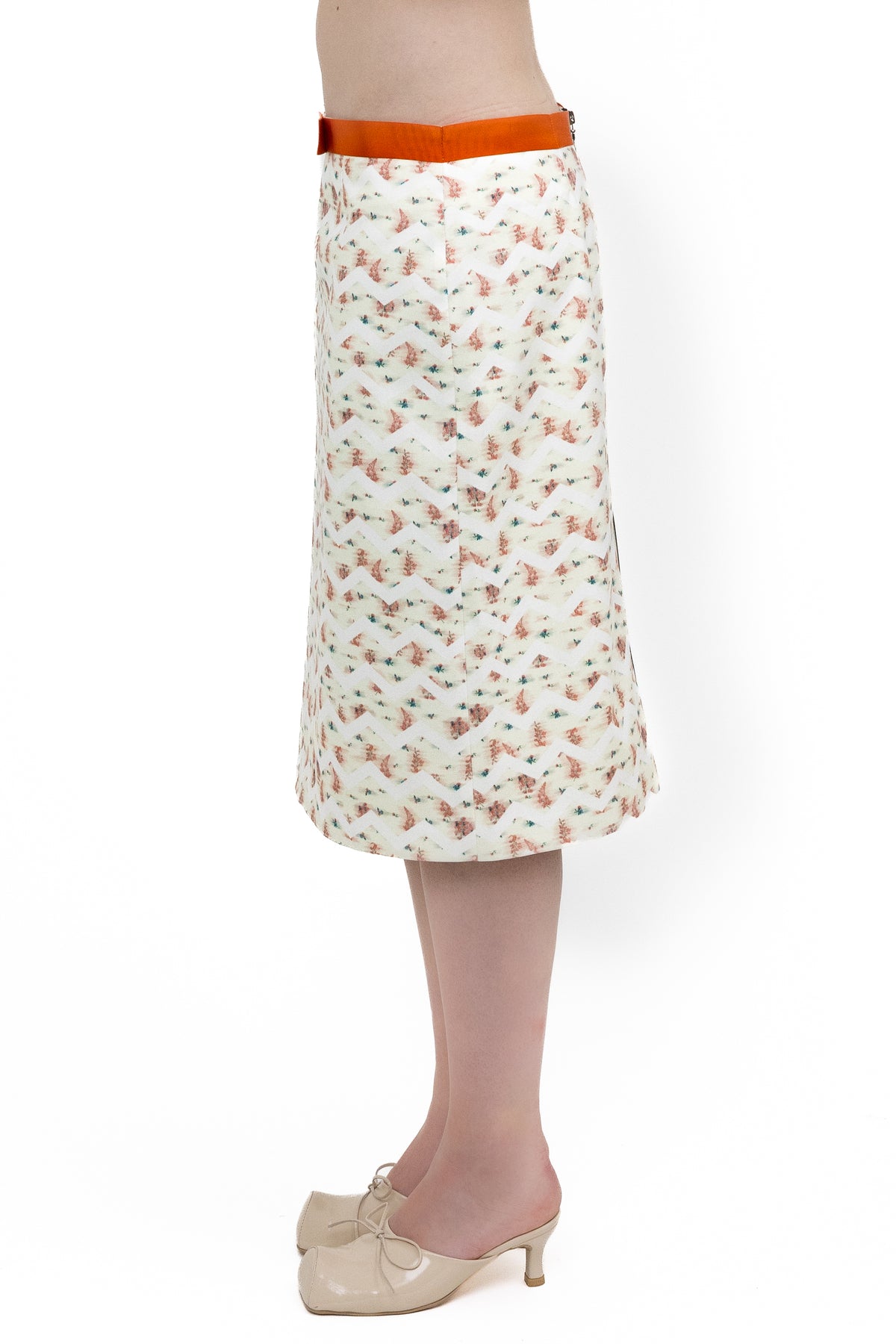 FLOWER SKIRT MIDI