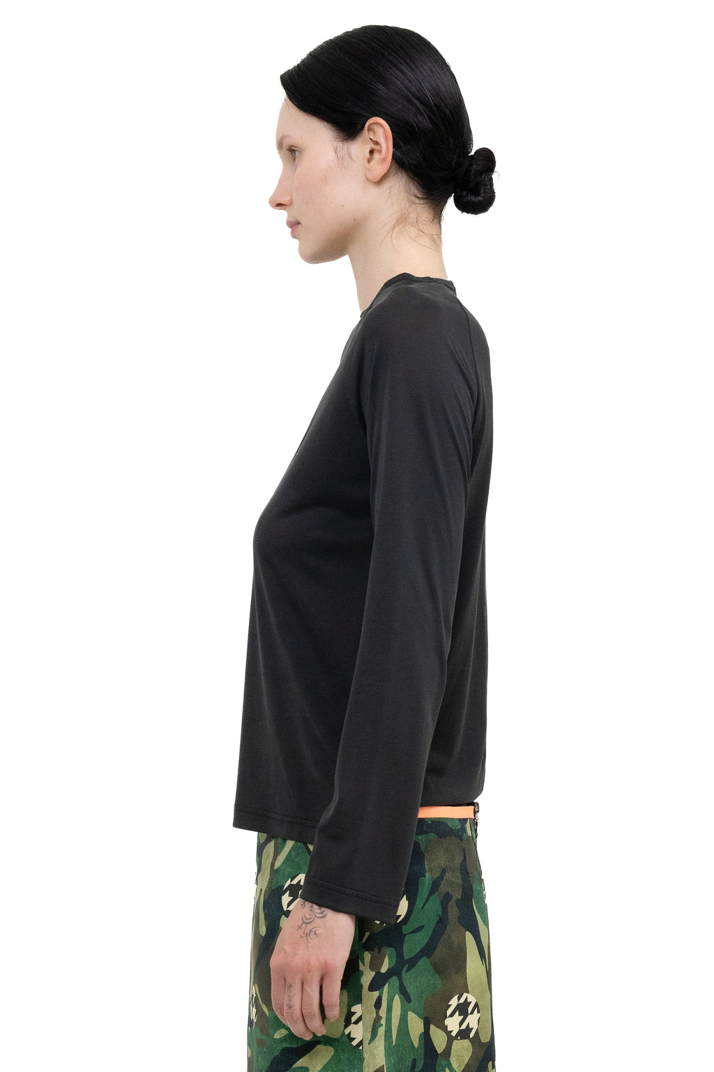 'I LOVE' TOP BLACK