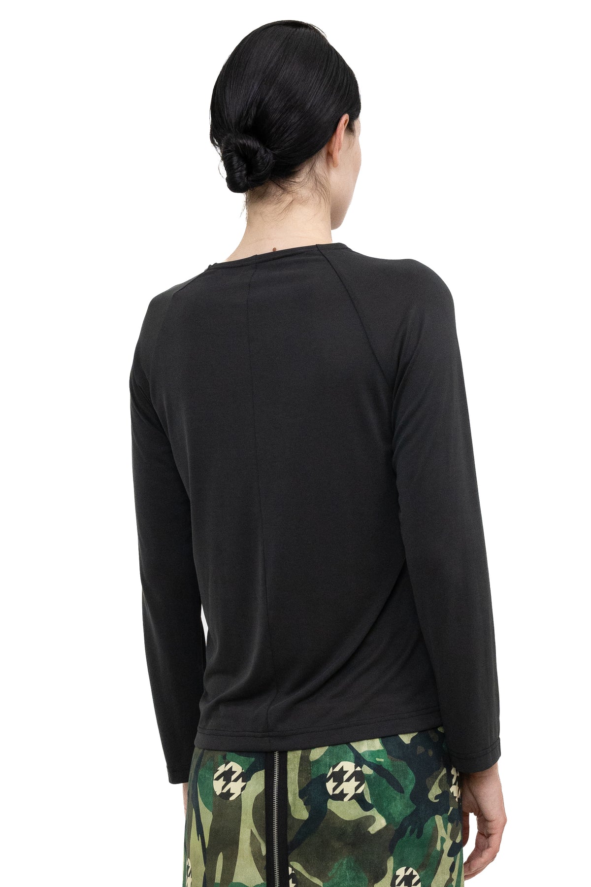 'I LOVE' TOP BLACK