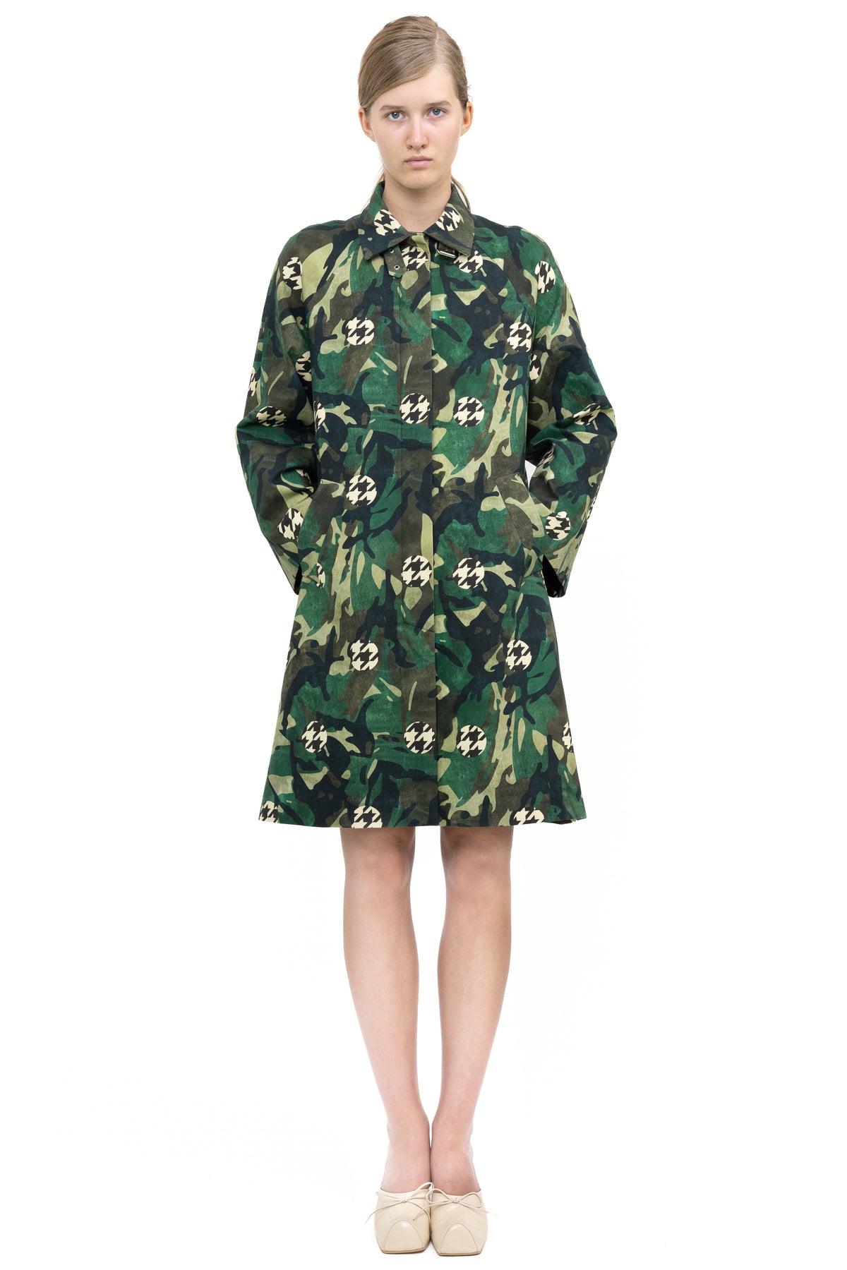 CAMO TRENCH COAT