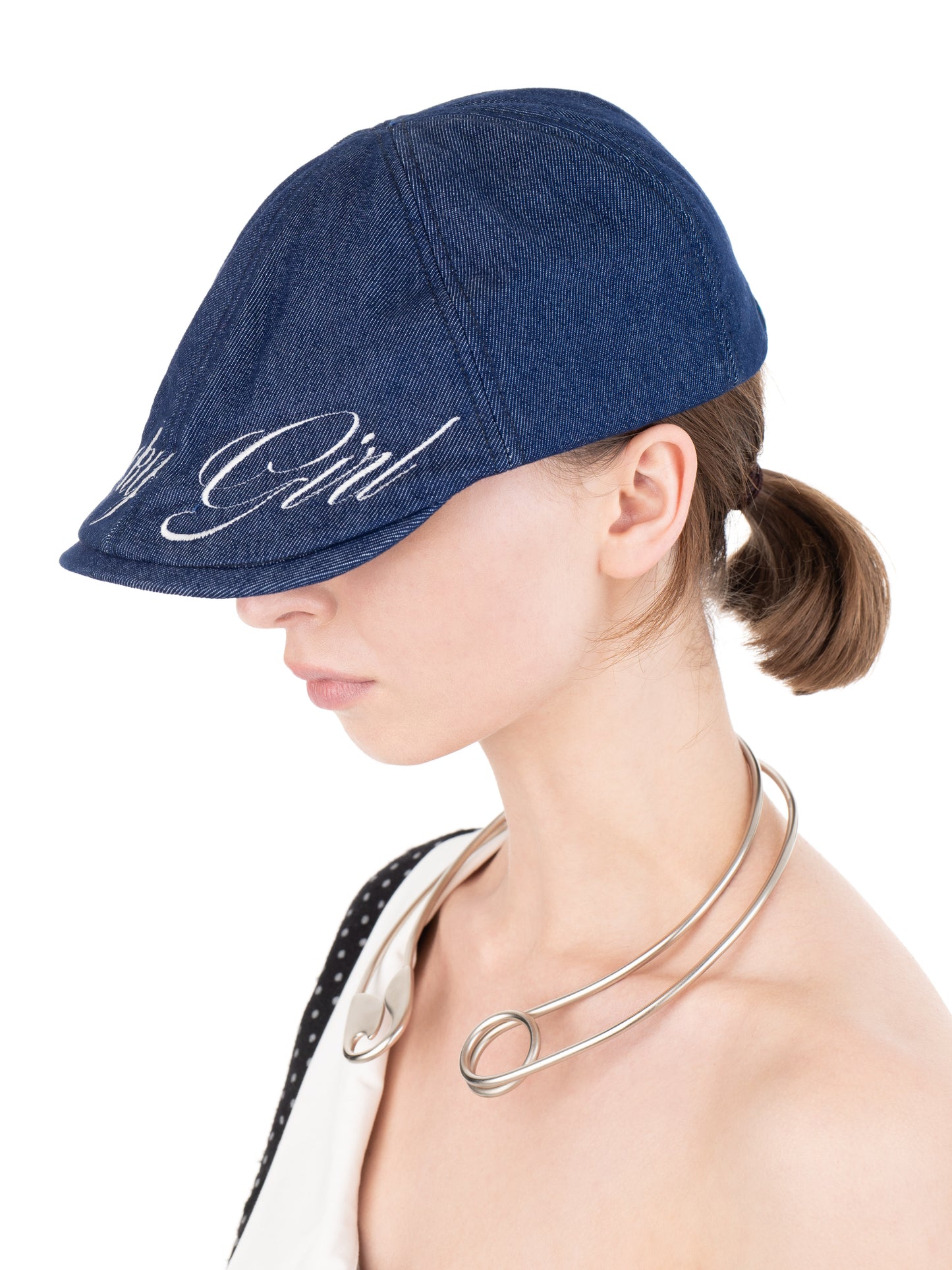 LUCKY GIRL DENIM CAP