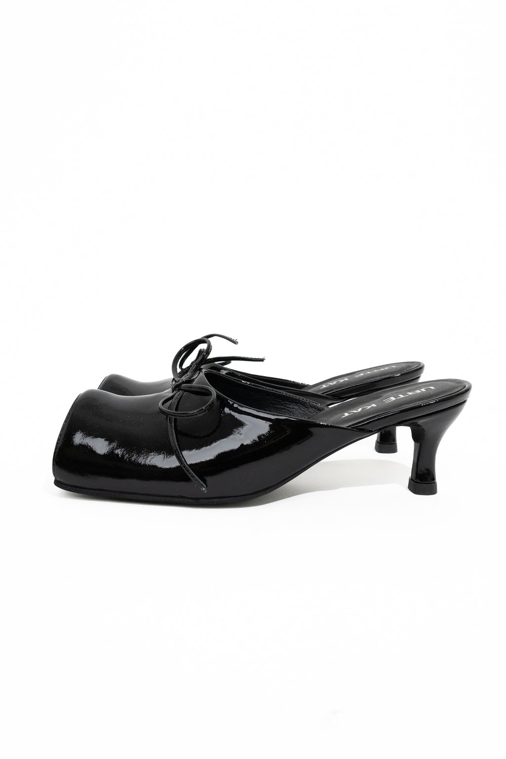 HOFA LEATHER MULES BLACK