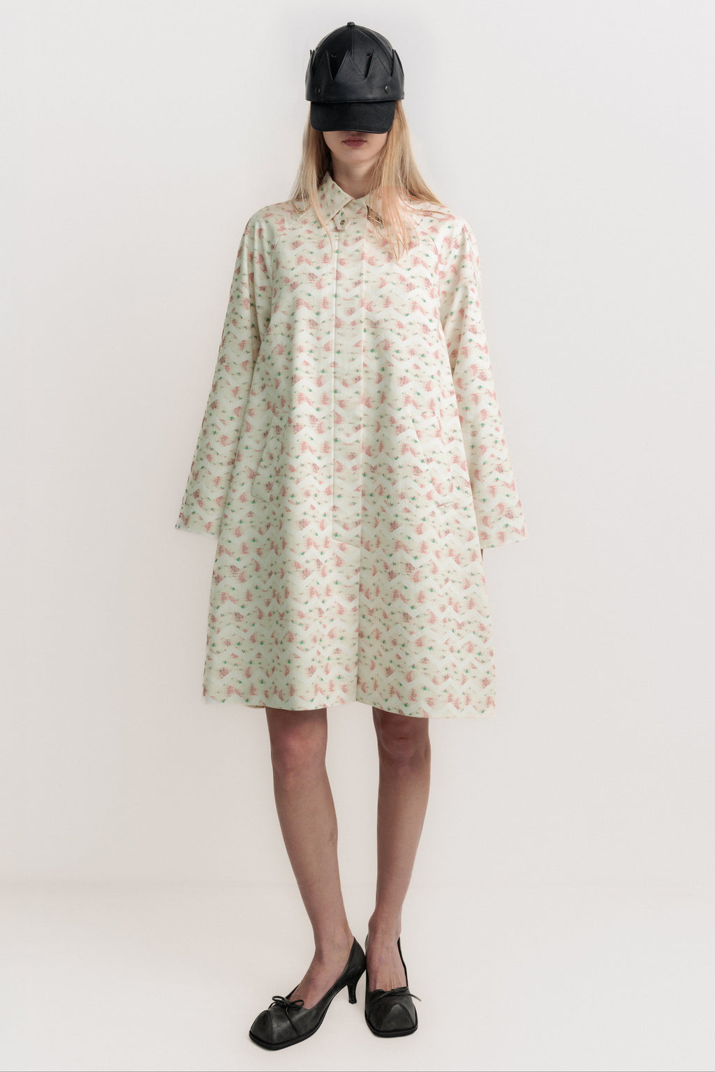FLOWER TRENCH COAT